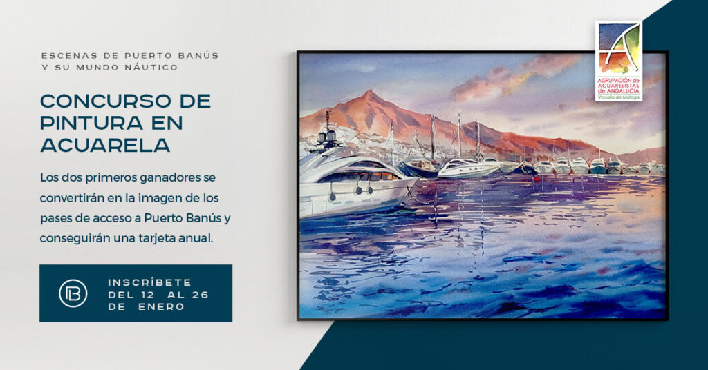 Puerto Banús convoca una nueva edición de su tradicional concurso de pintura en acuarela