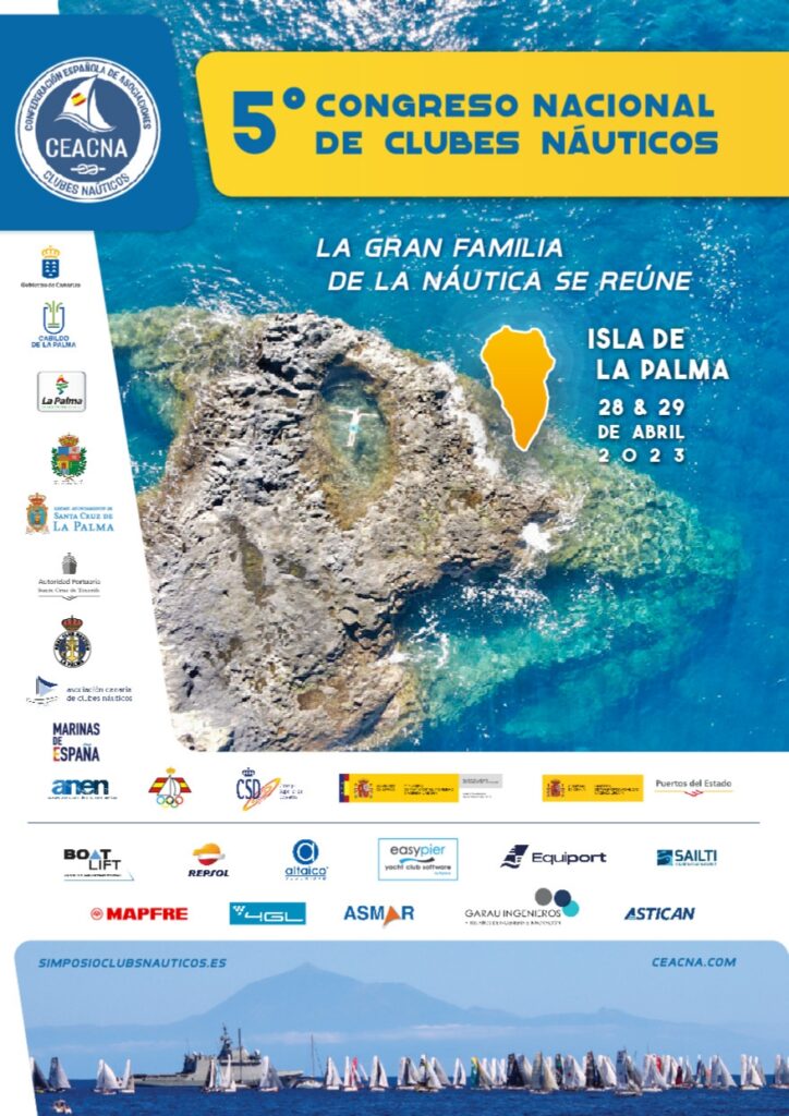 5º Congreso Nacional de Clubes Náuticos en Isla de Palma los días 28 y 29 de abril.