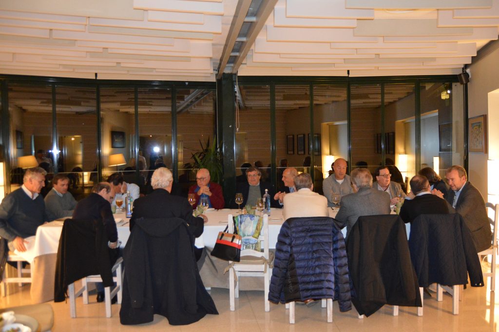 Fotografía de la cena de los clubes náuticos.
