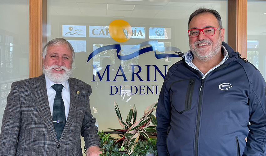Foto del presidente de Marina Dénia y de la empresa Costa Blanca Boats - Crownline Spain.
