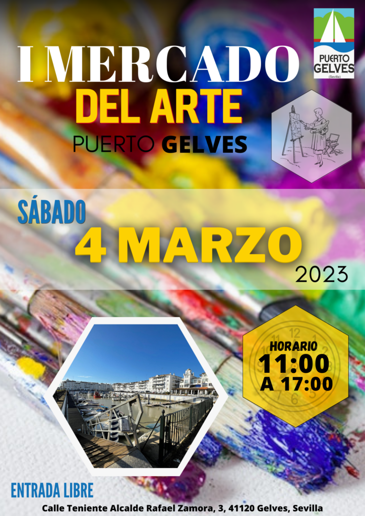 Primer mercado de arte que se celebrará el día 4 de marzo en un horario de 11:00 a 17:00