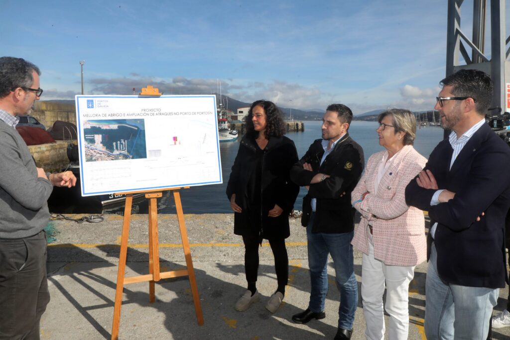 Xunta de Galicia realizará mejoras del abrigo y una ampliación de plazas de amarre en Portosín