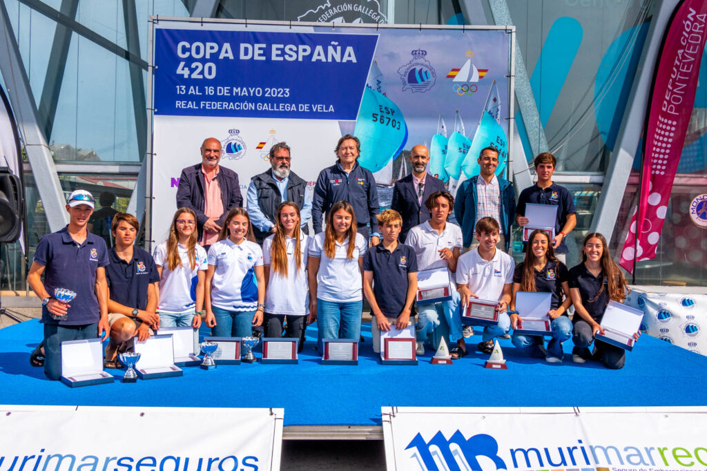 Real Federación Gallega de Vela organiza la Copa de España de 420 en la ría de Arousa