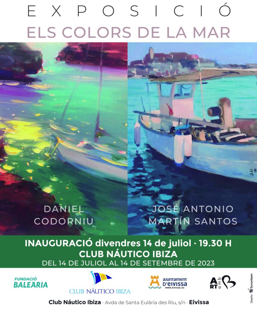 Club Náutico Ibiza inauguran una exposición con el mar como protagonista