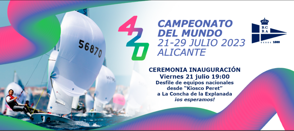 Real Club de Regatas de Alicante acoge el Campeonato del Mundo de la Clase 420 de vela
