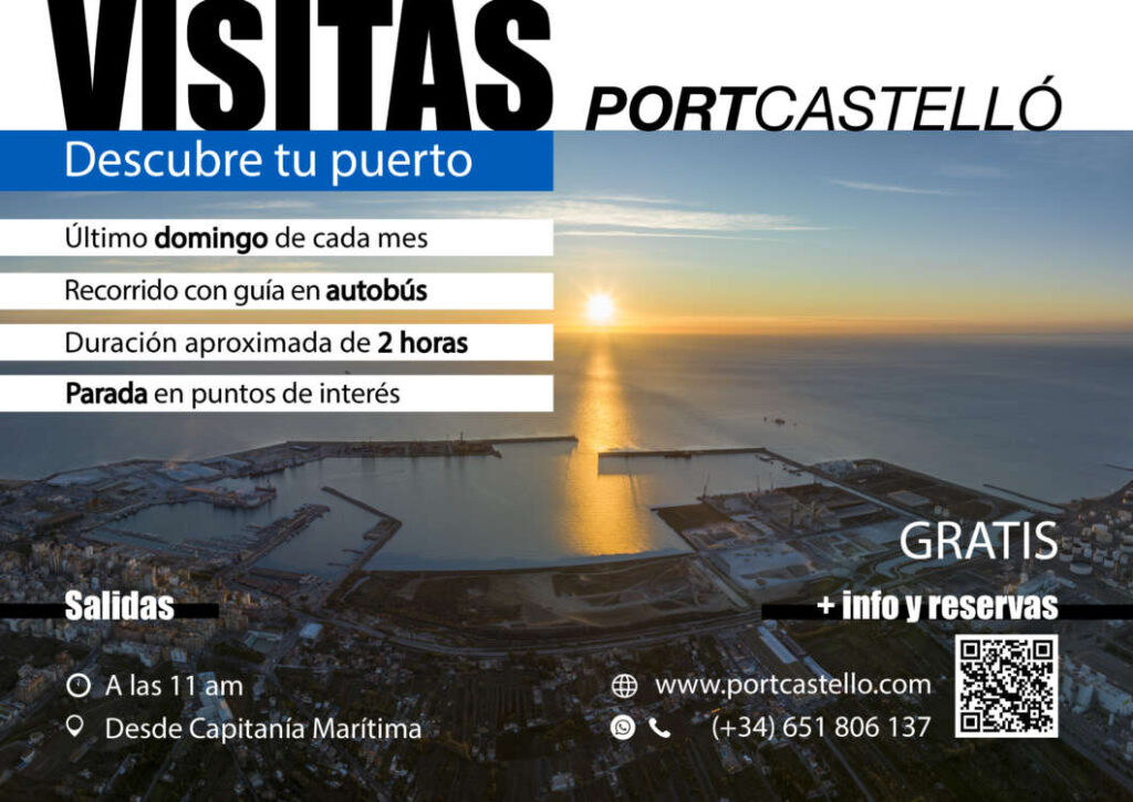 Port Castelló impulsa la iniciativa "Conoce tu puerto" para fortalecer el vínculo puerto-ciudad