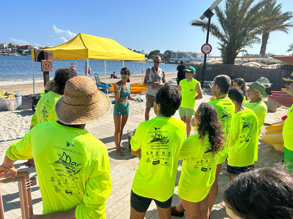 Club Náutico Ibiza realiza una jornada del programa Cuida’m del mar Mediterrani! 
