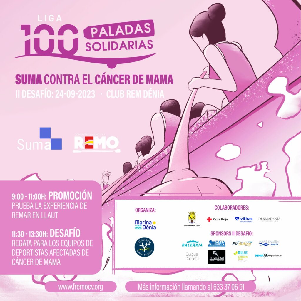 Marina Dénia presenta la 5ª edición de la “Liga 100 Paladas Solidarias Suma Contra el Cáncer de Mama”