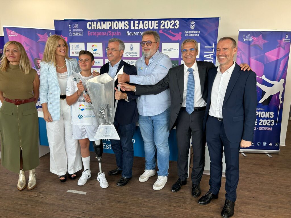 Puerto Deportivo de Estepona celebra la 4º Champions League de Fútbol para Personas Amputadas