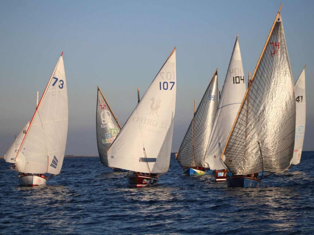 Cierre de temporada de los barquillos de vela latina en Lanzarote