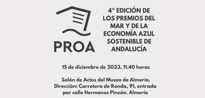 Clúster Marítimo Marino de Andalucía prepara la 4ª edición de los Proa 2023