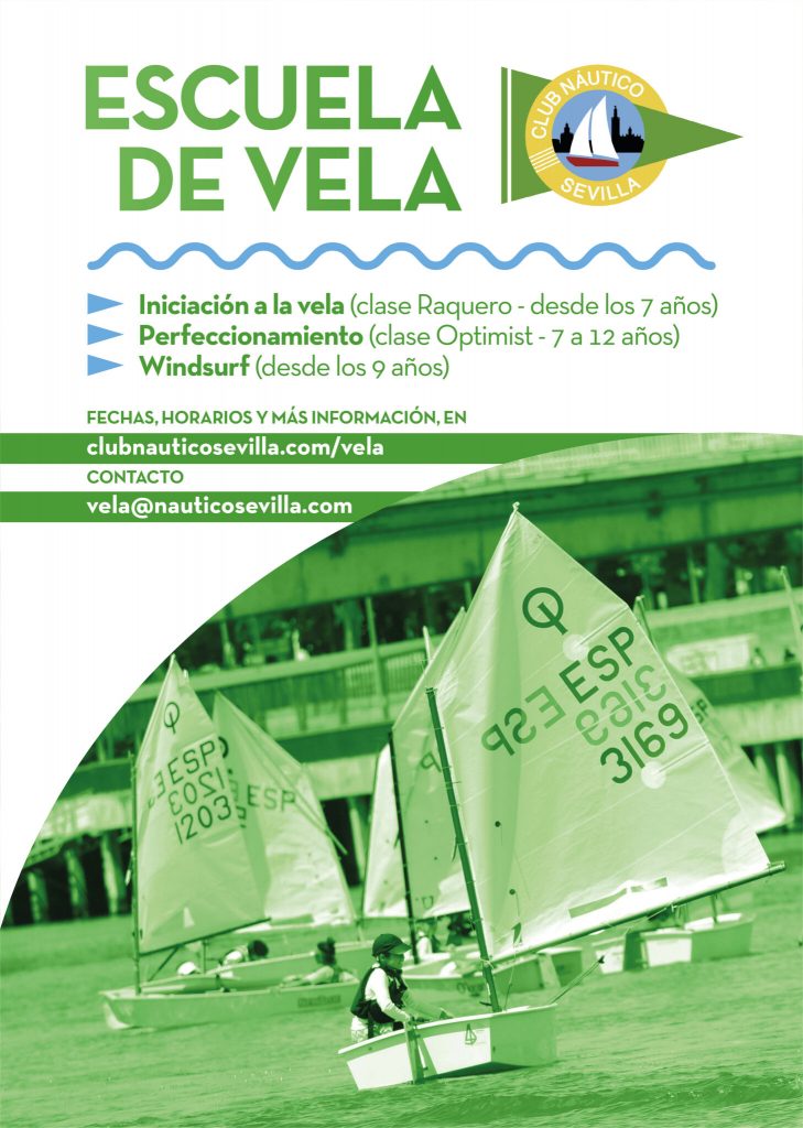Club Náutico Sevilla programa varios cursos de iniciación a la vela