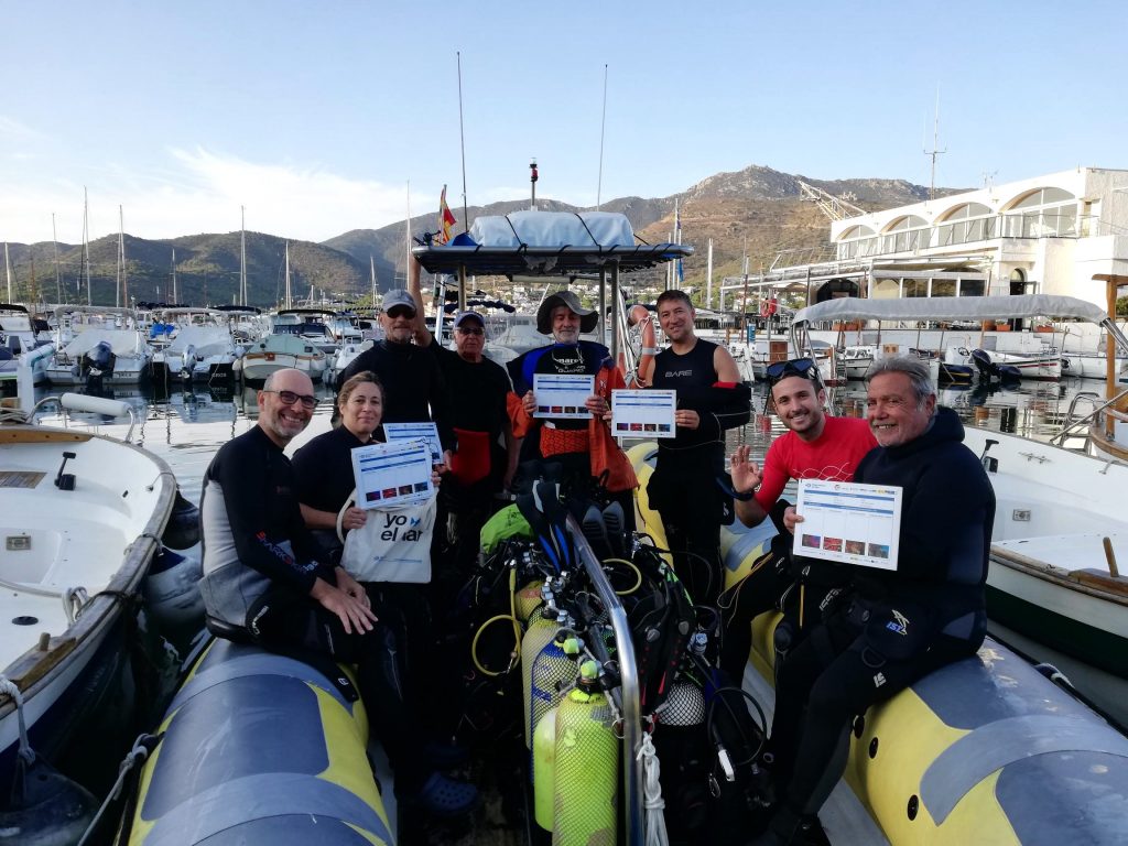 CN Port de la Selva contribuye a la elaboración de un mapa del Coral·ligen
