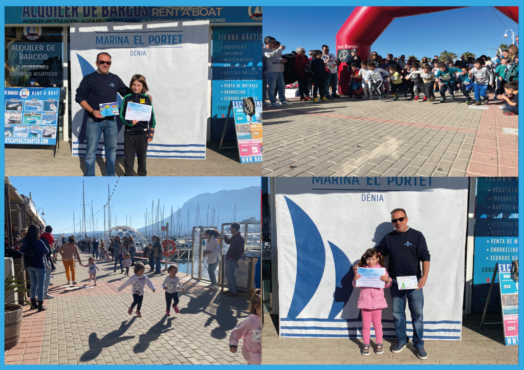 Éxito de la Mini San Silvestre en Marina El Portet con más de 170 Participantes