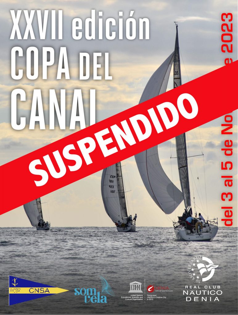 Suspendida la 27º Edición de la Copa del Canal debido a la DANA