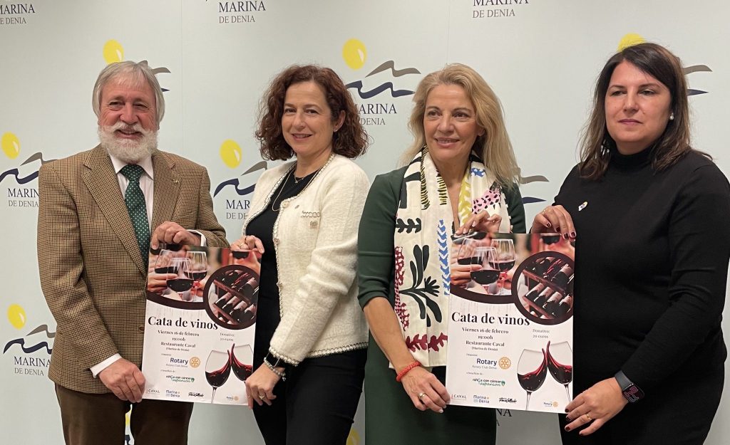 Rotary Club Dénia organiza una cata de vinos en Marina Dénia