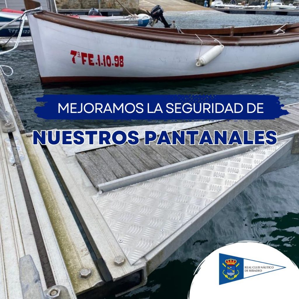 Real Club Náutico de Ribadeo refuerza la Seguridad en sus Pantalanes