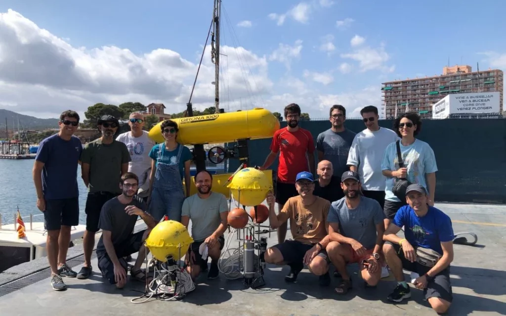 Pruebas robóticas exitosas en el Club Náutico Sant Feliu de Guíxols 