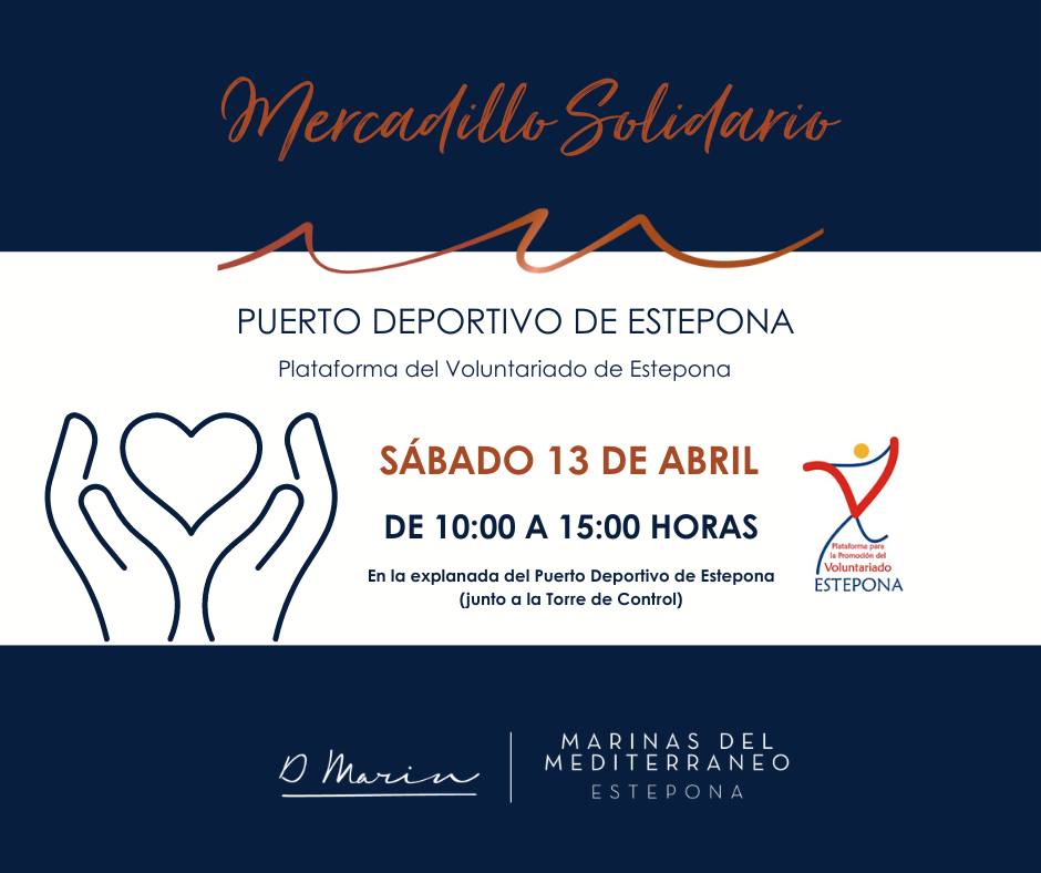 Mercadillo solidario en el Puerto Deportivo de Estepona