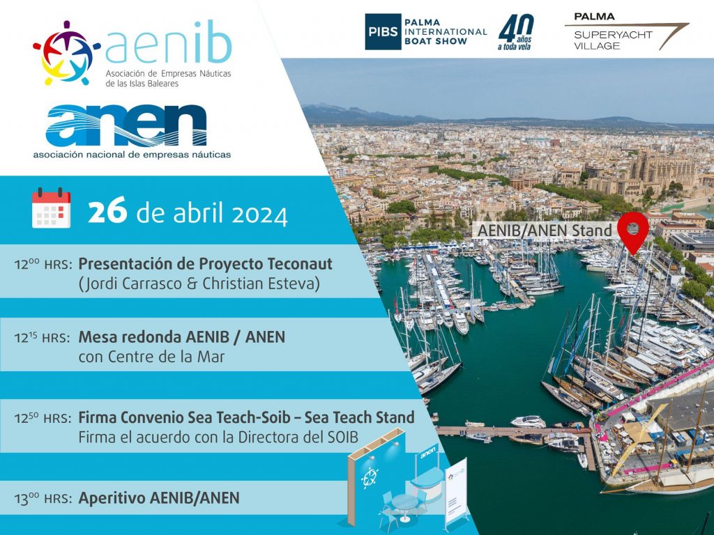 AENIB participará en el 40º aniversario del Salón Náutico de Palma