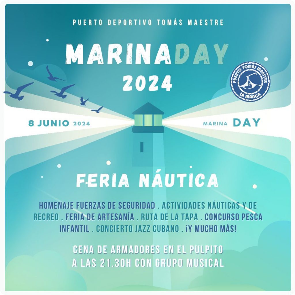 El Marina Day 2024 se celebrará en Puerto Tomás Maestre 