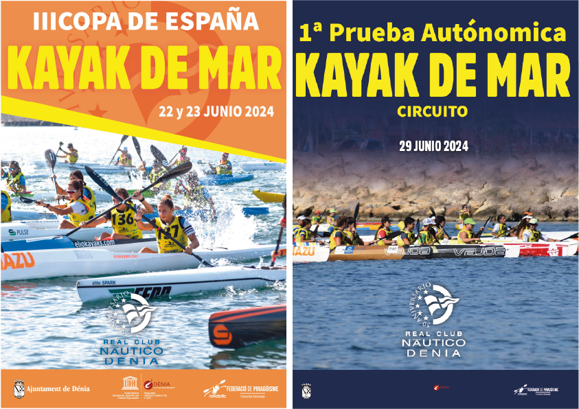 RCNDénia celebrará la 3º Copa de España de Kayak y la 1ª prueba autonómica