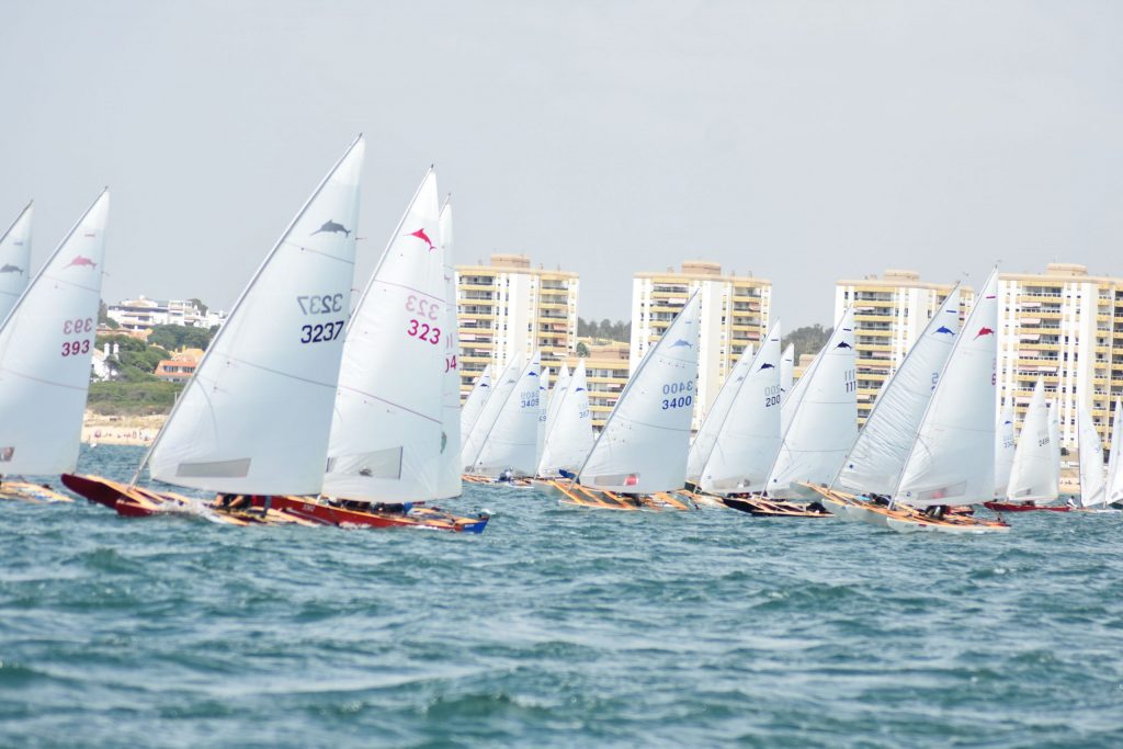 Páez y de Bricio empatan en el Campeonato de España de Patín a Vela