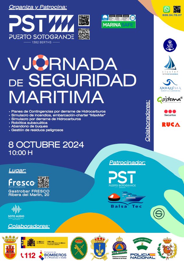Puerto Sotogrande organiza su 5ª Jornada de Seguridad Marítima