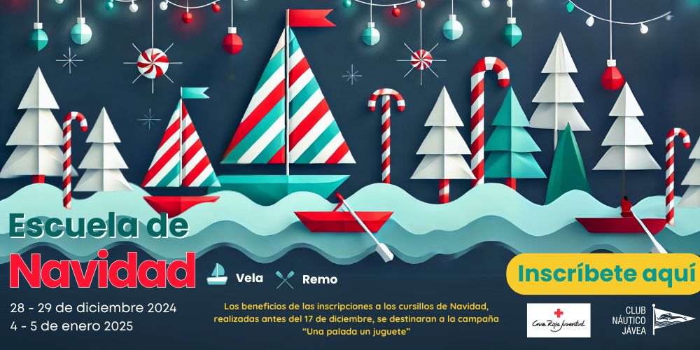 Cursos de vela y remo en Club Náutico de Jávea en estas Navidades