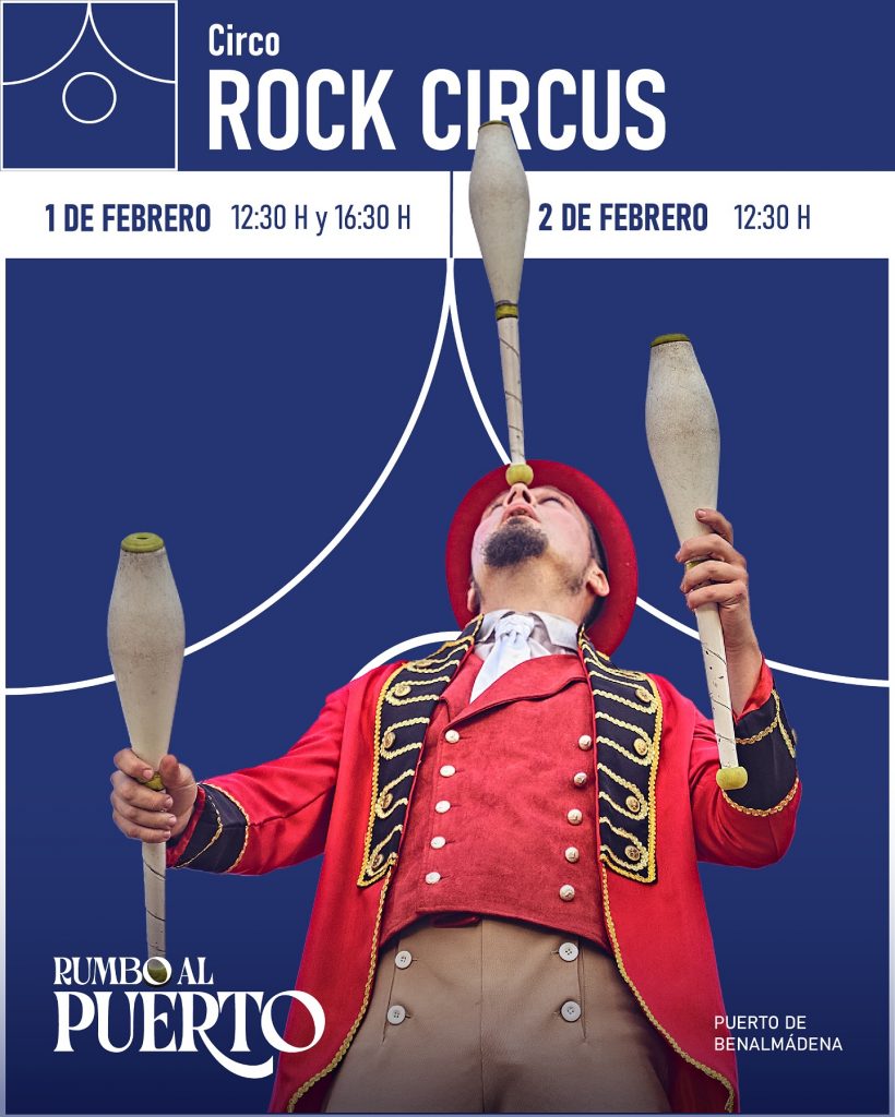 ROCK CIRCUS llega al Puerto Deportivo de Benalmádena este fin de semana
