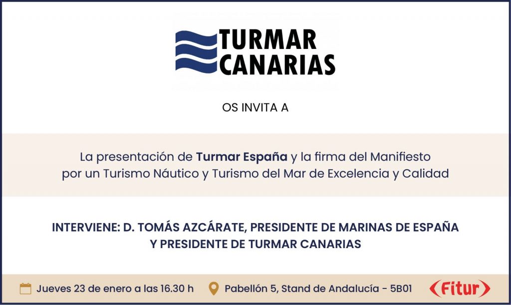 Presentación de Turmar España y firma del Manifiesto en FITUR
