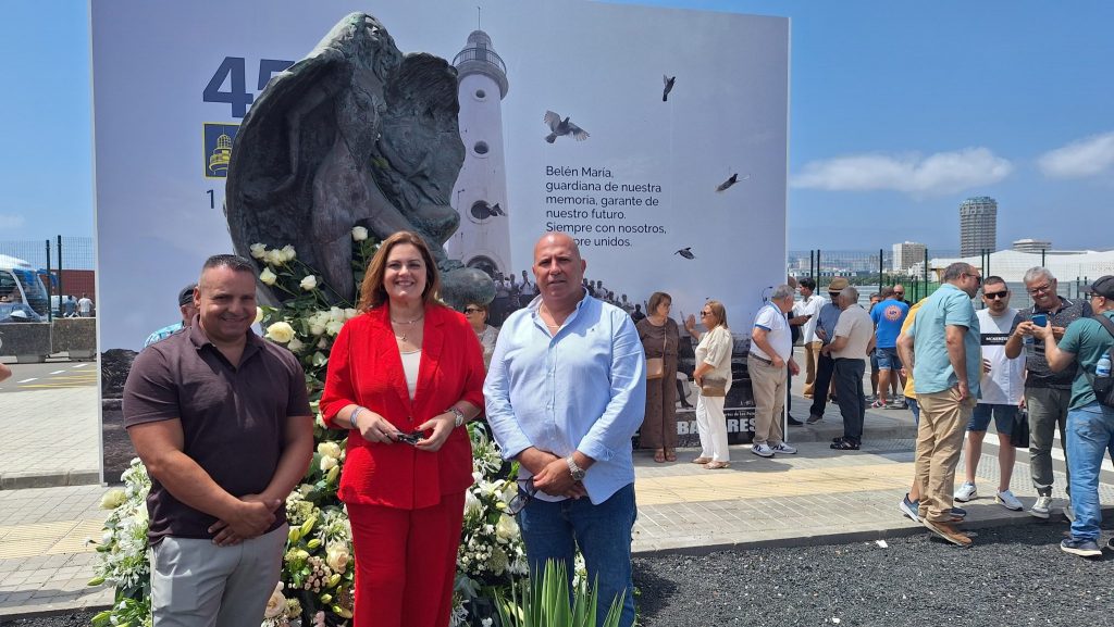 Puertos de Las Palmas rinde homenaje a Belén María en el 45 aniversario de su fallecimiento