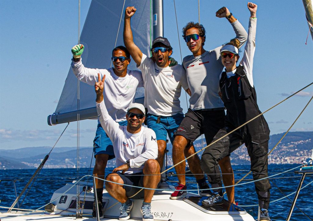 Javier Padrón recibe el Premio Nacional de Vela Terras Gauda 